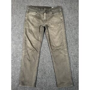 Rag & Bone Fit 2 Jeans Mens 33 x 29‎ Gray Slim Fit Denim Zip Fly